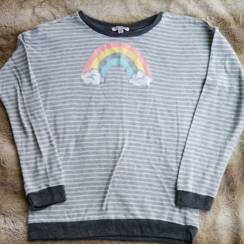 Girls Soft Rainbow sweater
